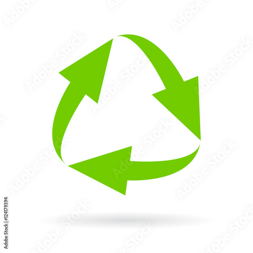 Green cycle icon