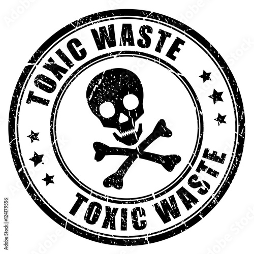 Toxic waste rubber stamp