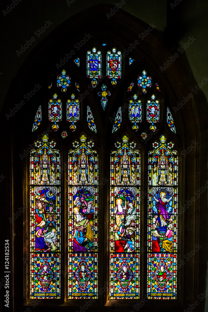 All Saints Church in Langport Stained Glass E