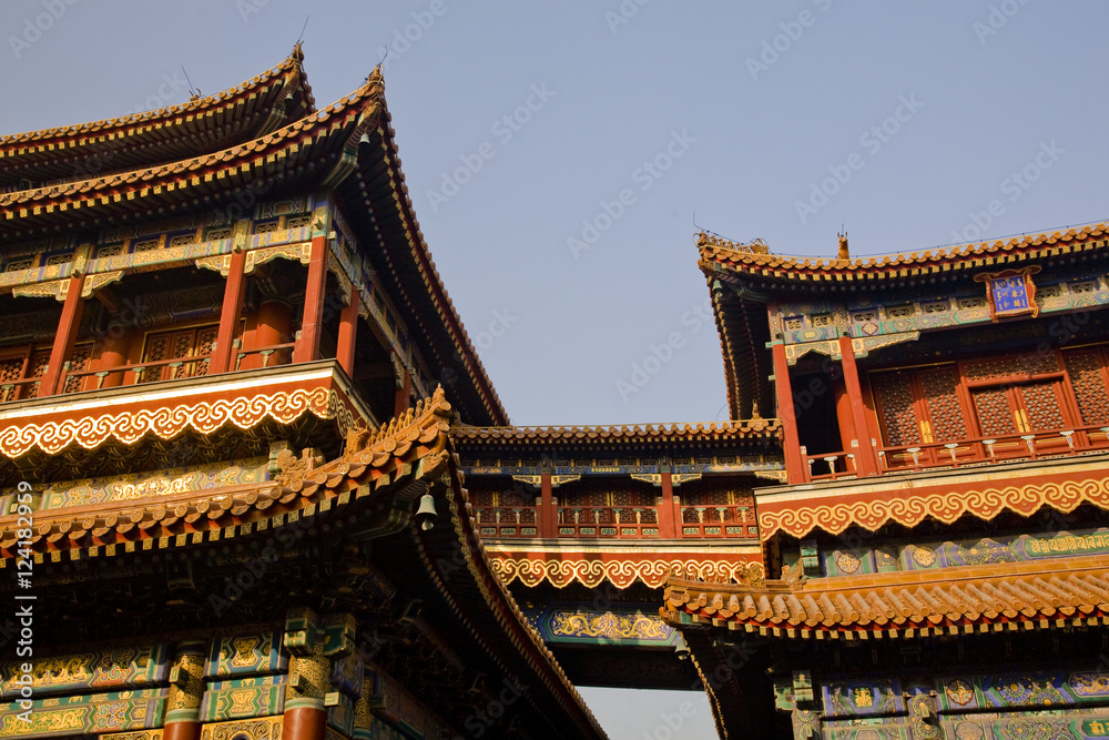 Yonghe Gong Buddhist Temple Beijing China