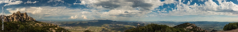 Montserrat mountains Landscape