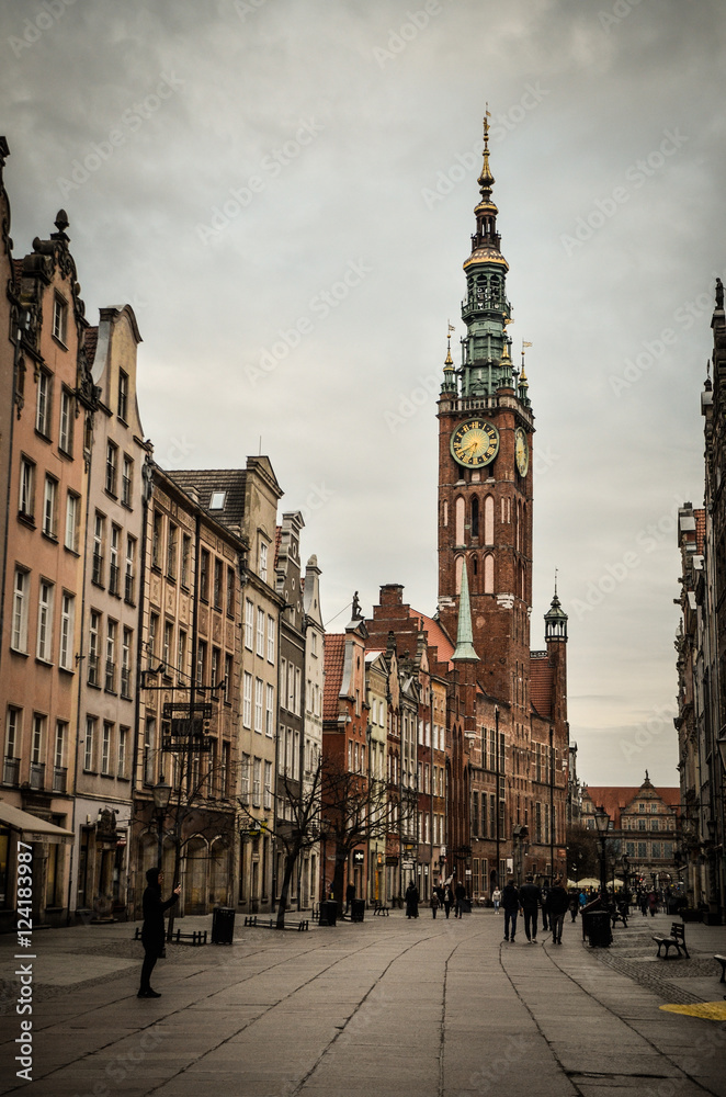 Fototapeta premium zabytkowe stare miasto i budynki
