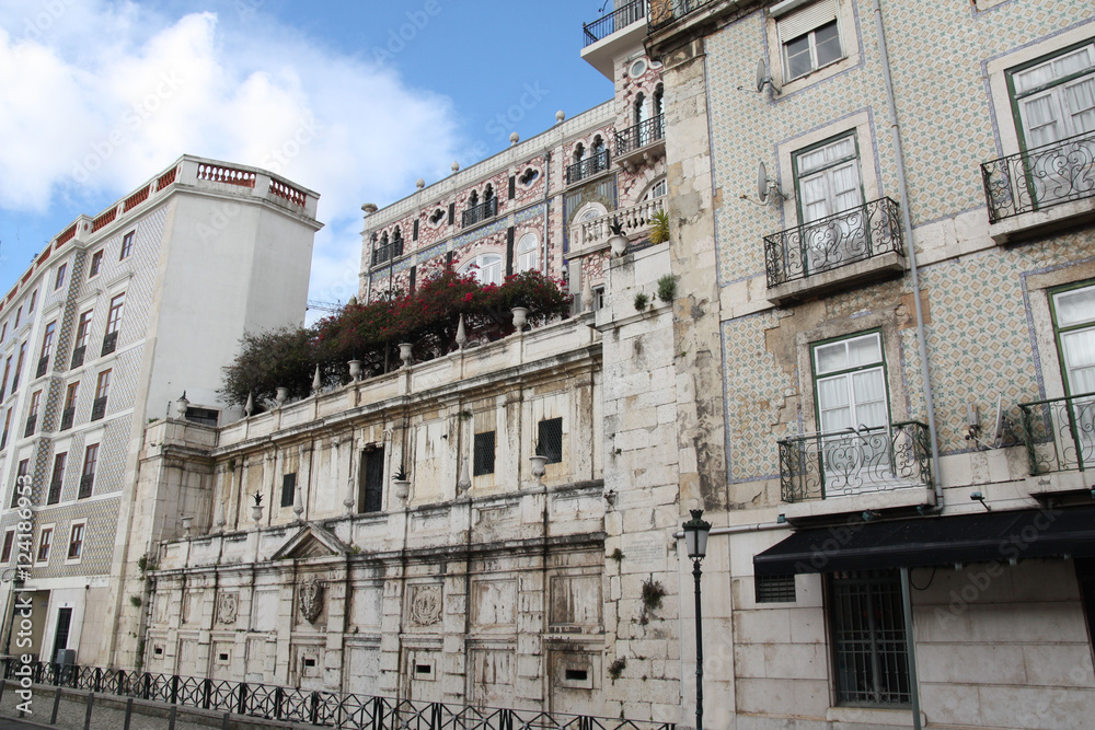 Lisbonne, palais sur l'avenue du 24 juillet