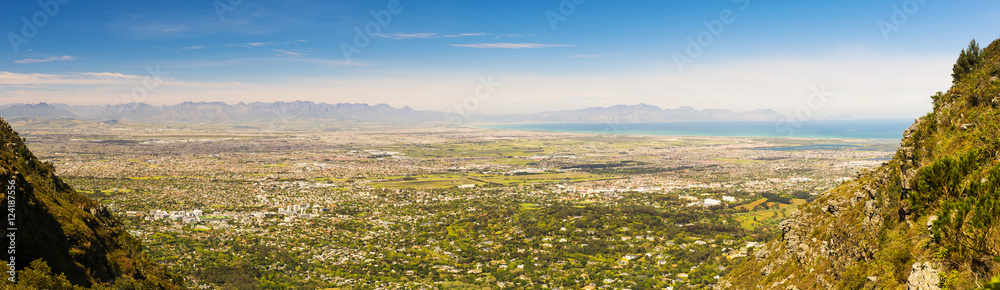 Panorama of False Bay, Cape Town
