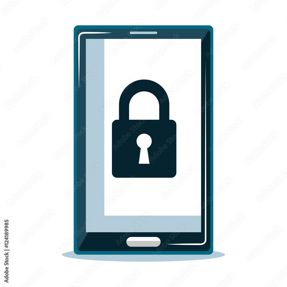 padlock smartphone secure icon design vector illustration eps 10 padlock smartphone secure icon design vector illustration eps 10