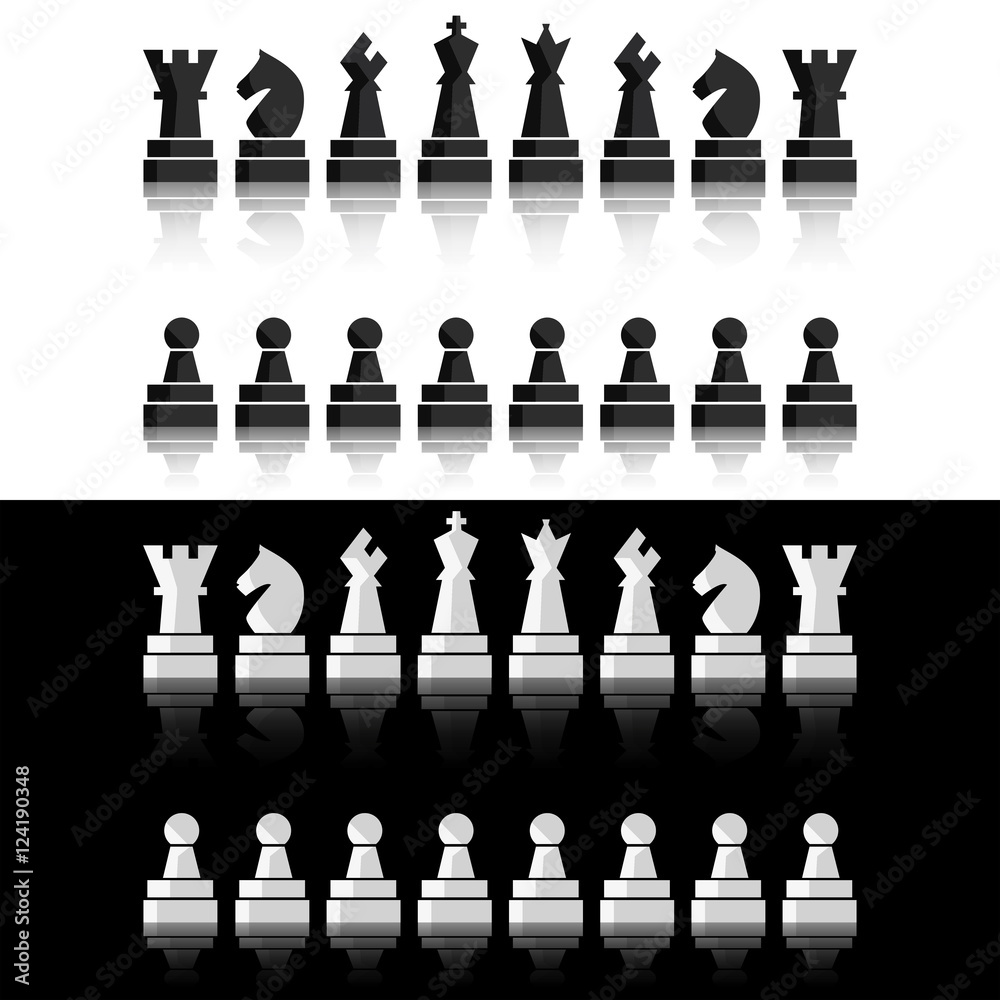 Black chess icons set. Chess board figures. Vector illustration chess pieces. Nine different objects including king, queen, bishop, knight, rook, pawn. Black chess icons set. Chess board figures. Vector illustration chess pieces. Nine different objects including king, queen, bishop, knight, rook, pawn.