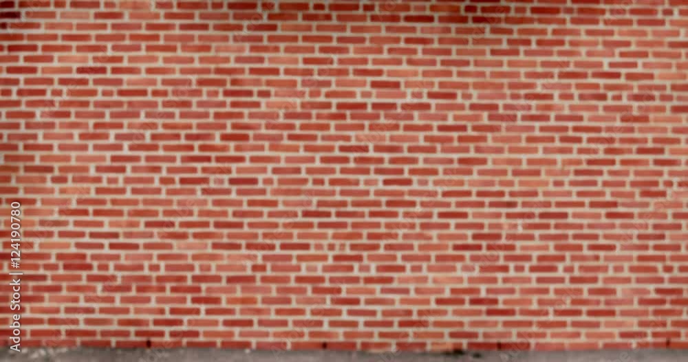 Soft focus of brick wall background Soft focus of brick wall background