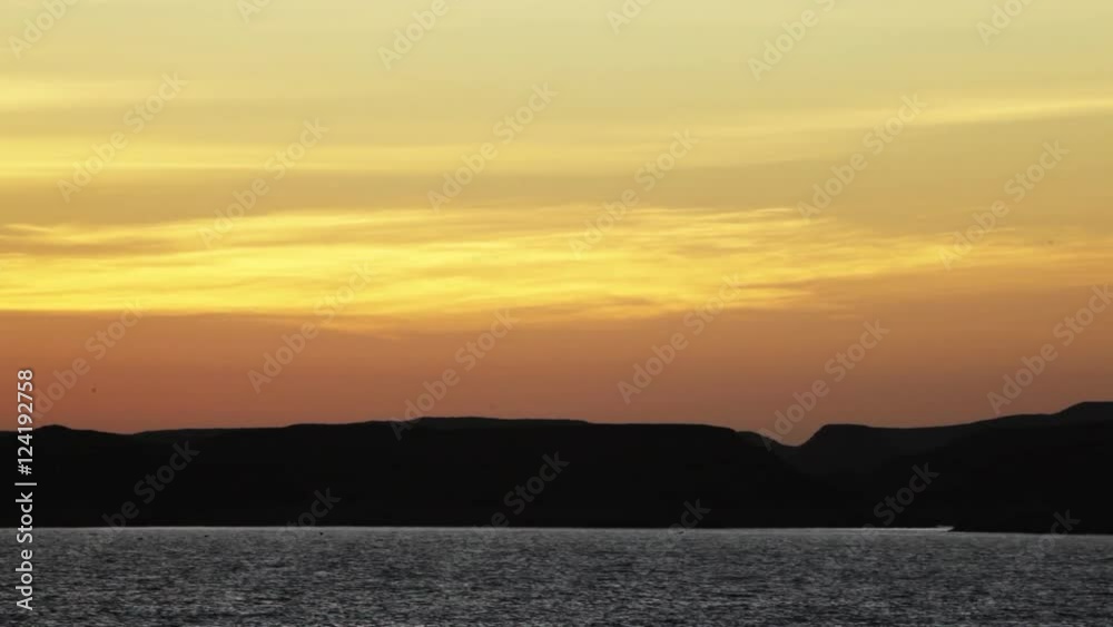 Lake Nasser sunset Abu Simbel, Egypt. Lake Nasser sunset Abu Simbel, Egypt.