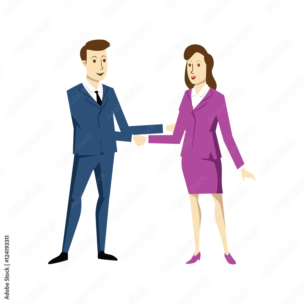 Fototapeta premium Business Character