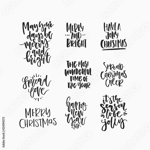 Handdrawn Christmas Lettering