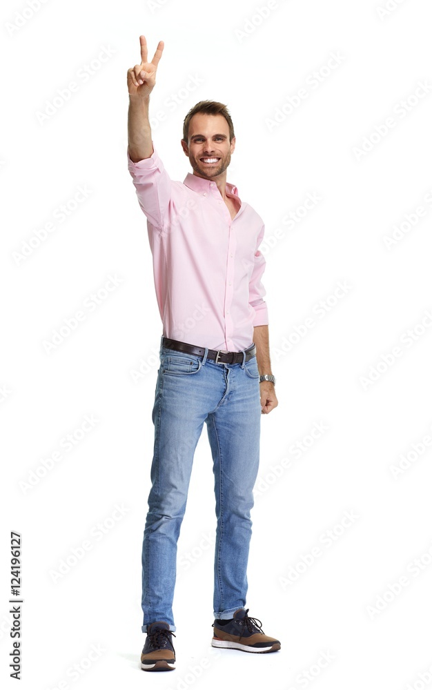 Happy man. Happy man.