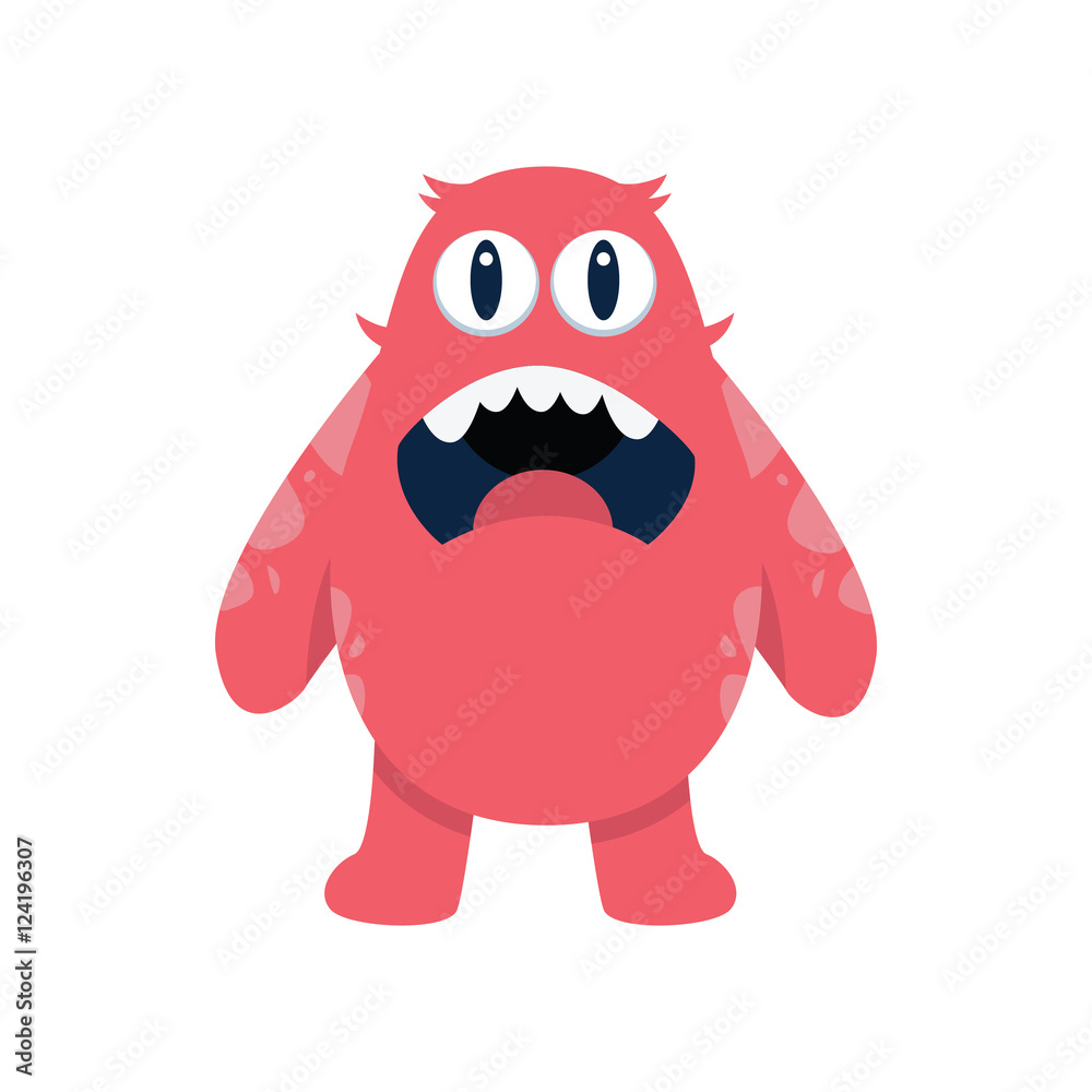 Fototapeta premium Cute and Funny Monster