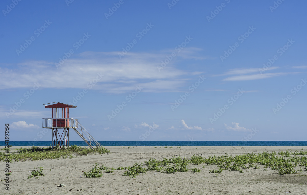 Beaches and the seaside of Black Sea, Samsun city, Turkey Beaches and the seaside of Black Sea, Samsun city, Turkey