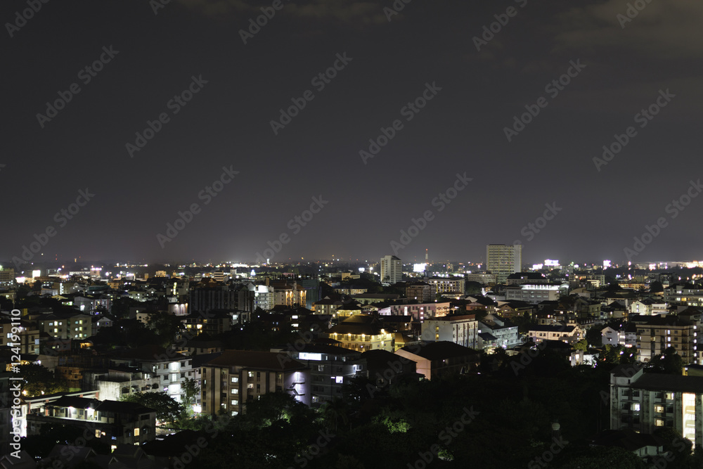 Panorama view of Chiangmai city
