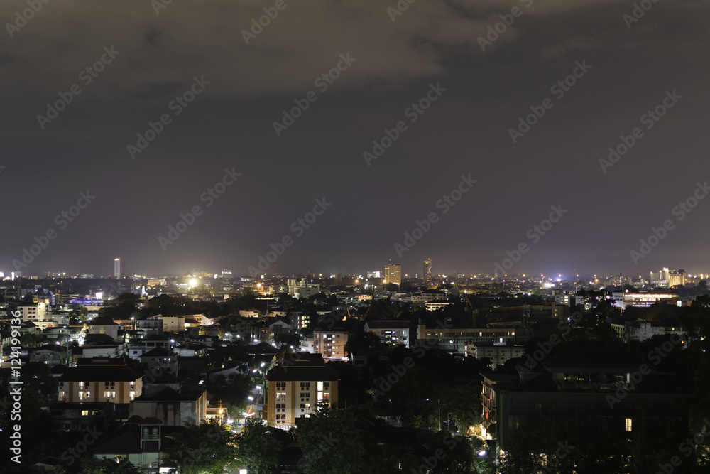 Panorama view of Chiangmai city