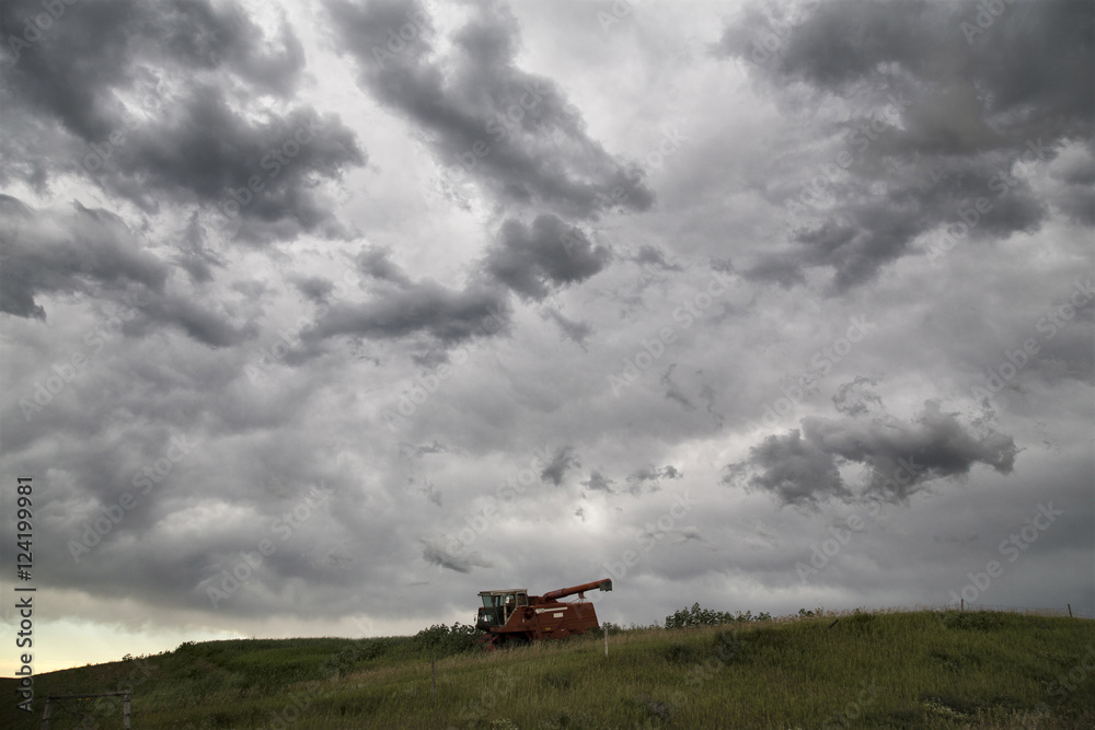 Fototapeta premium Storm Clouds Saskatchewan