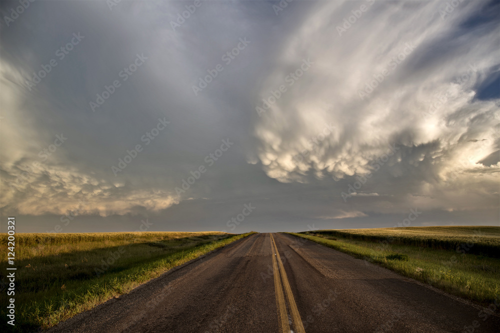 Fototapeta premium Storm Clouds Saskatchewan