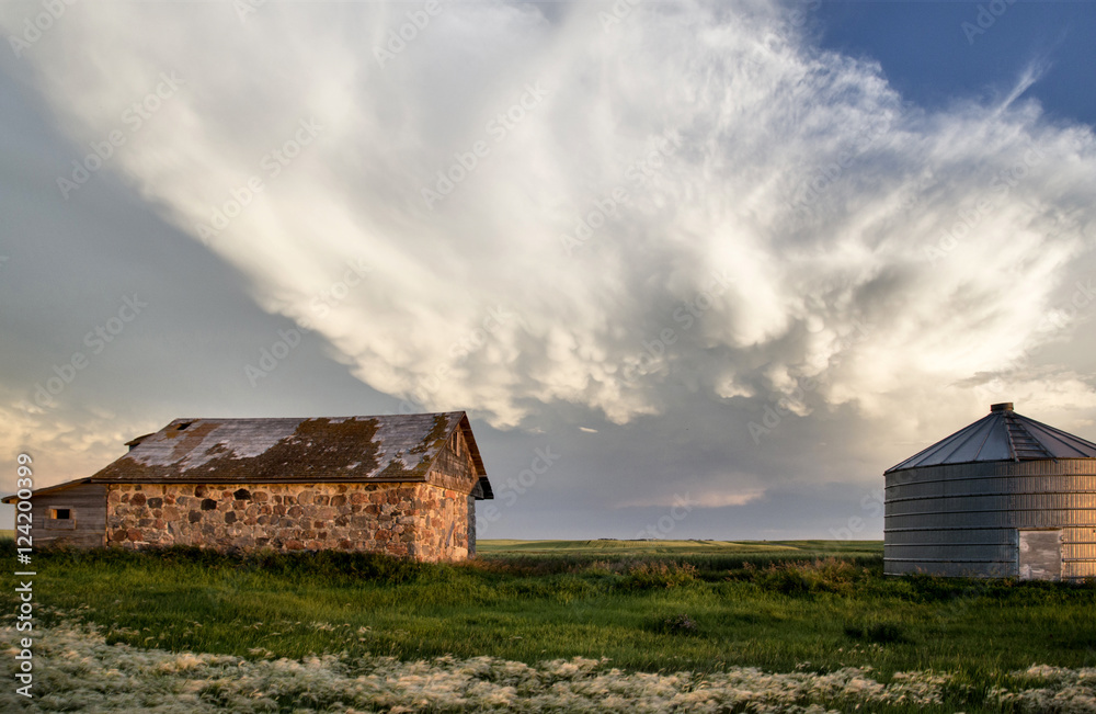 Obraz premium Storm Clouds Saskatchewan