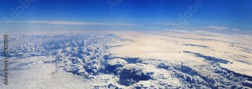 Fototapeta samoprzylepna panoramiczny widok z samolotu