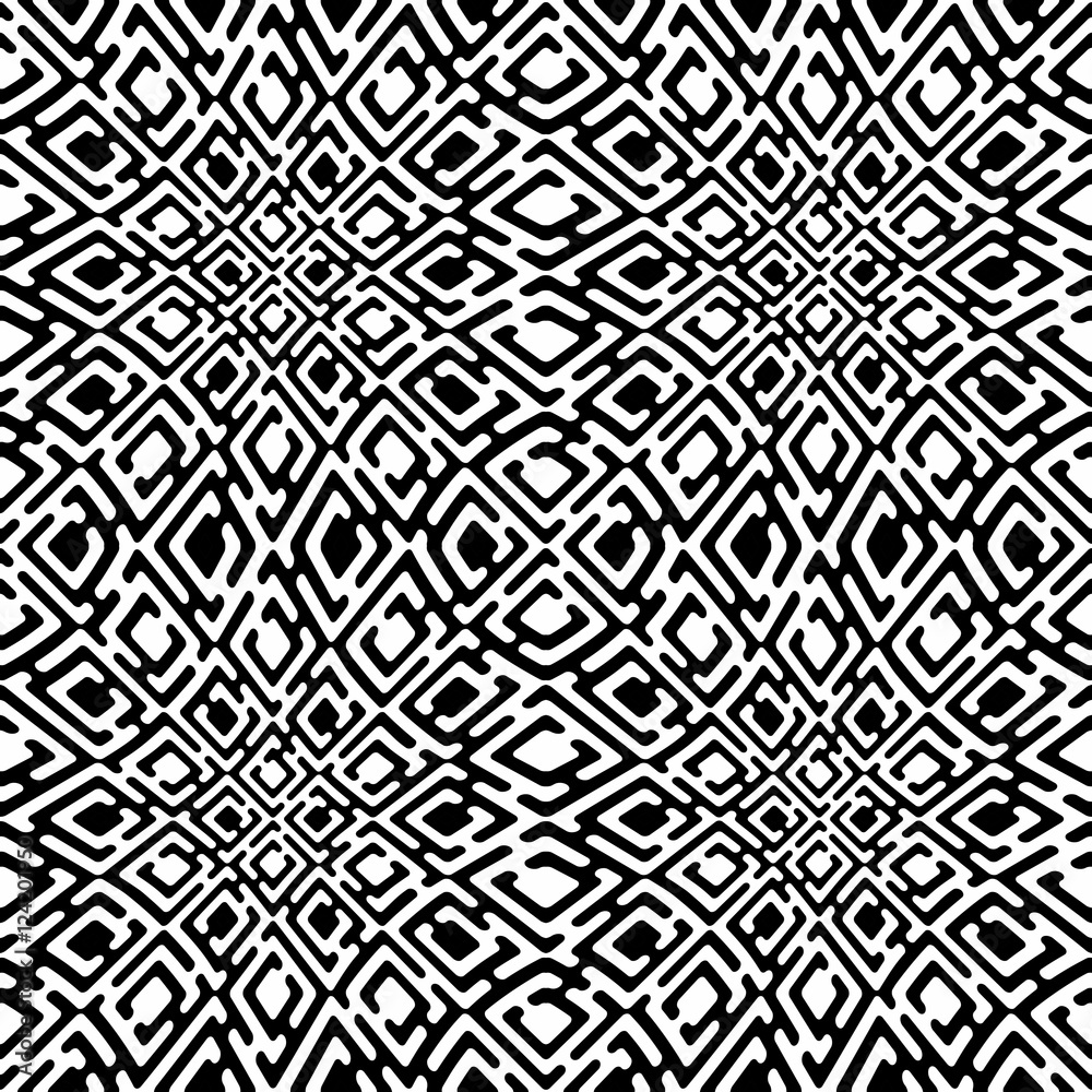 Abstract geometry black and white hipster fashion pillow squares pattern Abstract geometry black and white hipster fashion pillow squares pattern