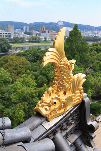 岡山城 -金の鯱- photo