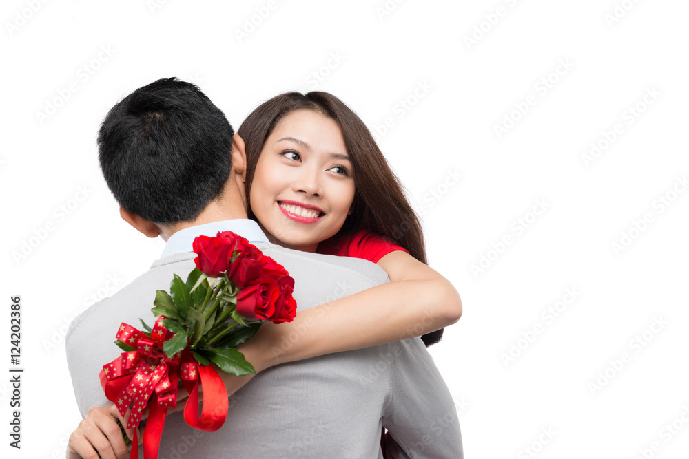 Love is a great feeling! Beautiful young loving couple Love is a great feeling! Beautiful young loving couple