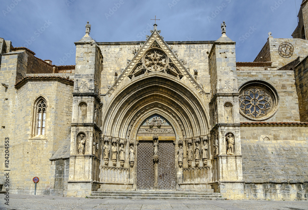 The church Santa Maria la Mayor in Morella Spain