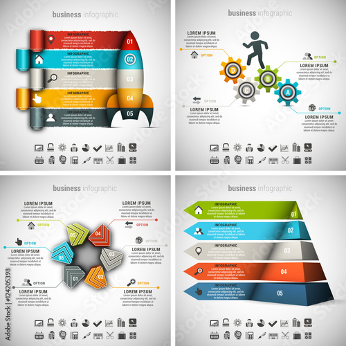 Creative business infographics
