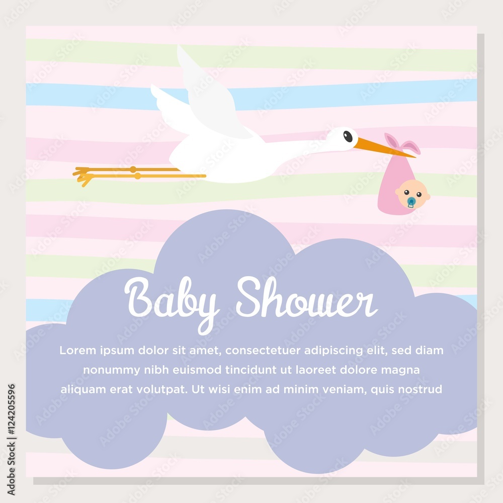 New Born Card for Baby and Beautiful Mom