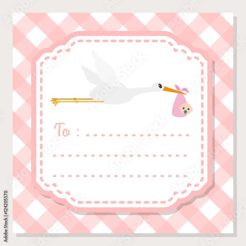 New Born Card for Baby and Beautiful Mom