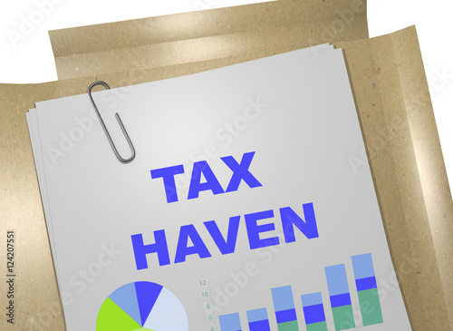 Tax Haven concept photo