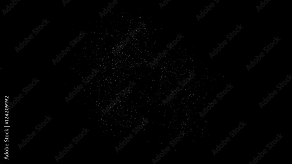 Sagittarius zodiac sign isolated on black background. You can easily key out the background, or use soft light/overlay blending mode for adding to your composition. Horoscope. Part of a Zodiac series.