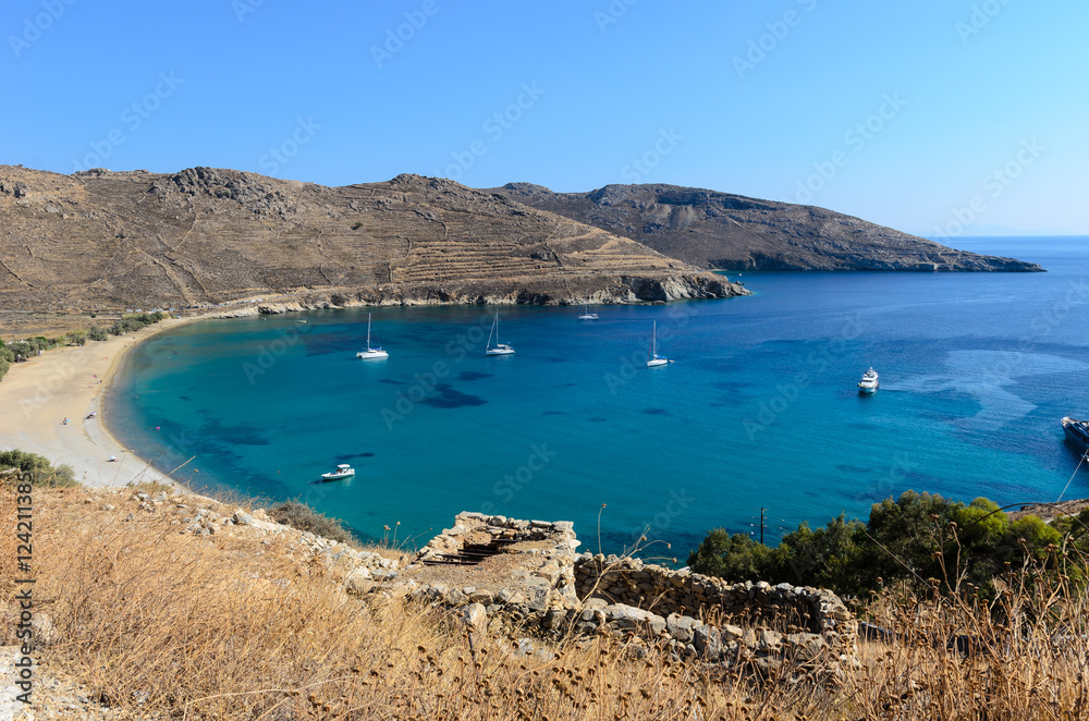 emerald beaches of Greece - Serifos island , Cyclades