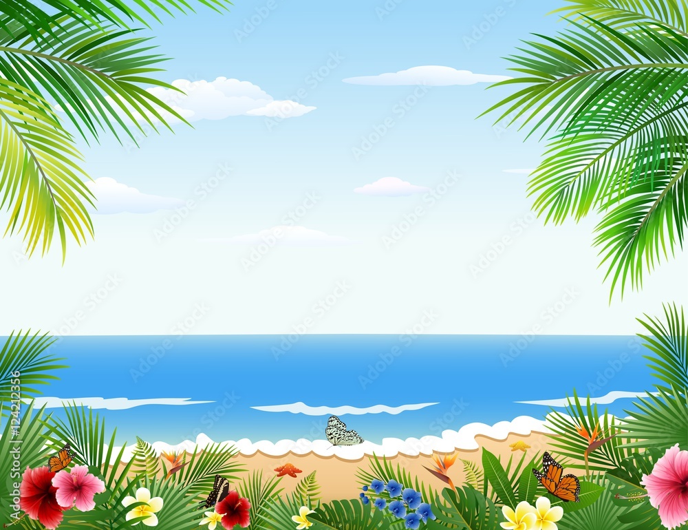 Beautiful tropical beach

