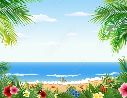 Beautiful tropical beach

