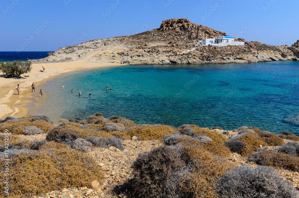 emerald beaches of Greece - Serifos island , Cyclades