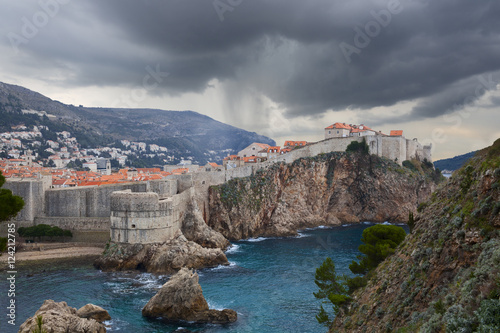 View on ancient castle in Dubrovnik. Croatia.