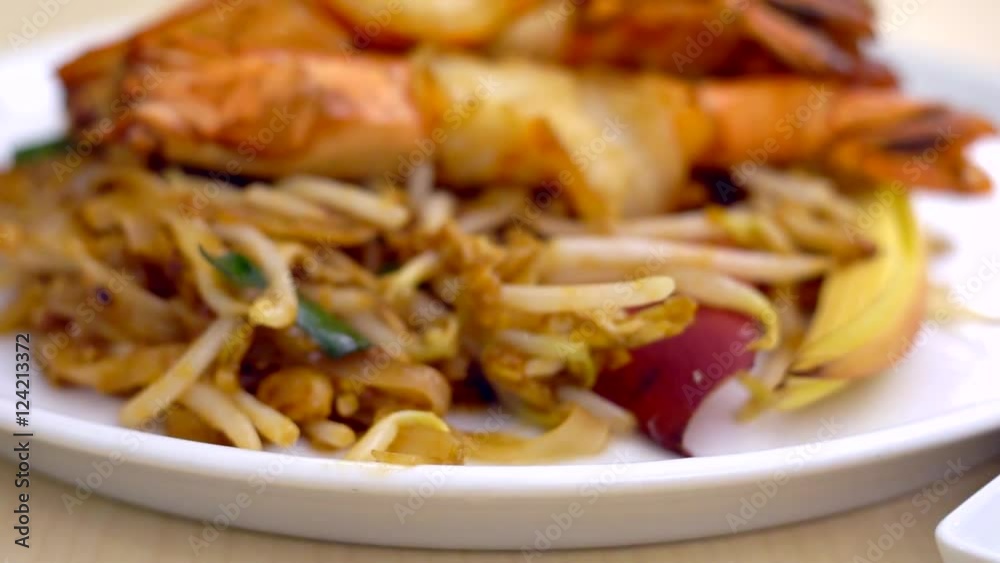 Pad Thai very famous Thai food. Pad Thai very famous Thai food.