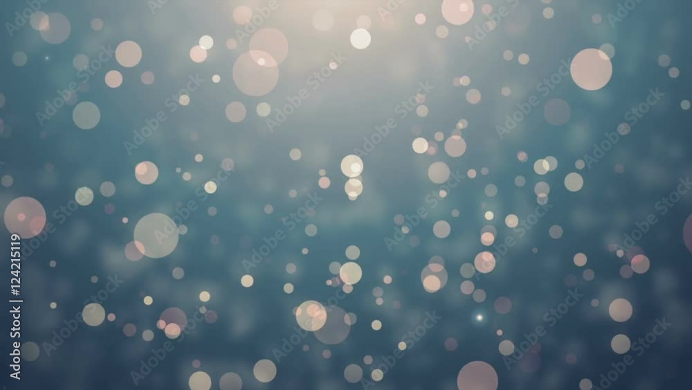 Moving gloss particles on azure background loop. Winter theme Christmas background with snowflakes. Moving gloss particles on azure background loop. Winter theme Christmas background with snowflakes.
