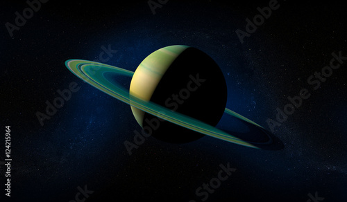 Fototapeta Naklejka Na Ścianę i Meble -  Saturno anelli, pianeta sistema solare