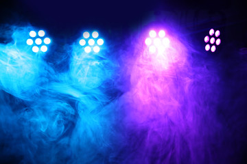 light and smoke