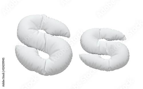 White pillow font.