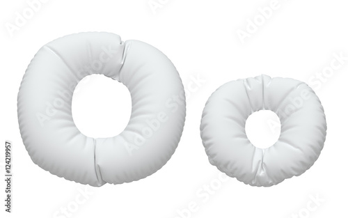 White pillow font.