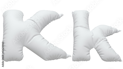 White pillow font.
