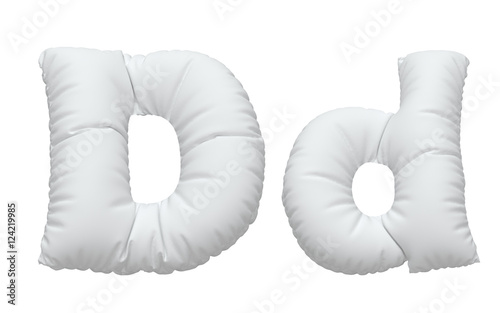 White pillow font.