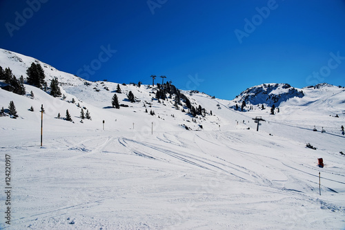 Winter ski reasort photo