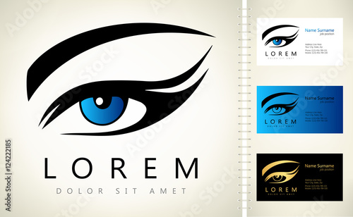 Woman eye logo 