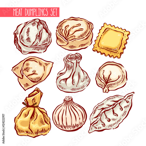 set of variety dumplings