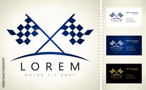 Race Flag symbol vector 