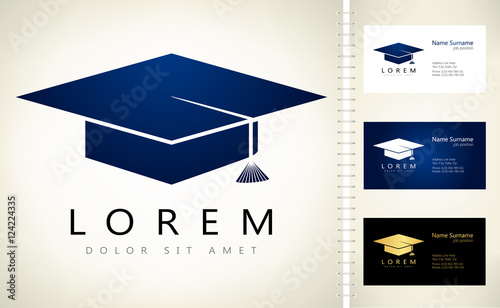 Graduation hat logo